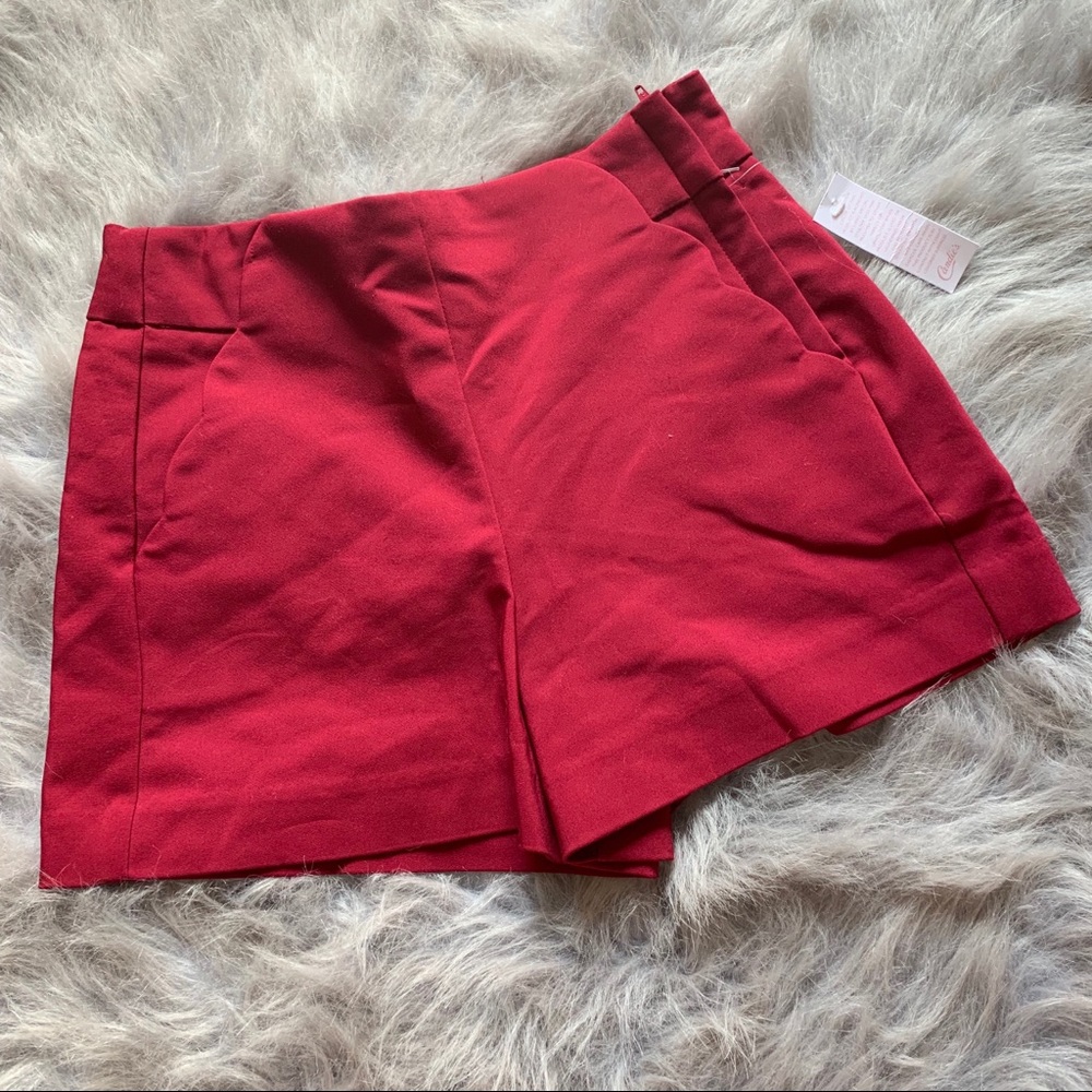 Red shorts